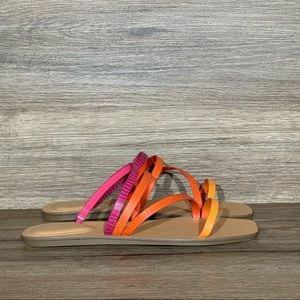 Marc Fisher Bonina Multicolor Ombre’ Strappy Slide Sandal